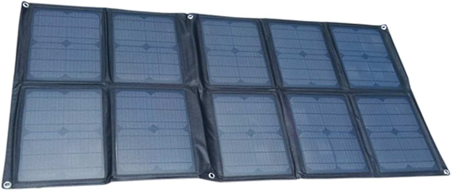 100 Watt Portable Solar Array Solar Panel Charger Kit 12V for House Battery of VW Eurovan Camper/Weekender (Black)