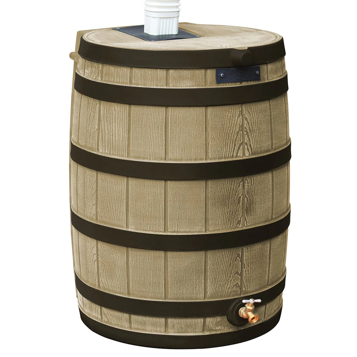Rain Wizard 50 Gallon Rain Barrel with Darkened Ribs