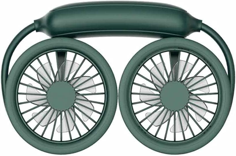 Foldable Hanging Neck Fan Summer 3 Gear Outdoor Travel Personal Cooling Fan USB Chargable Silent，Easy to Carry (Color : D)