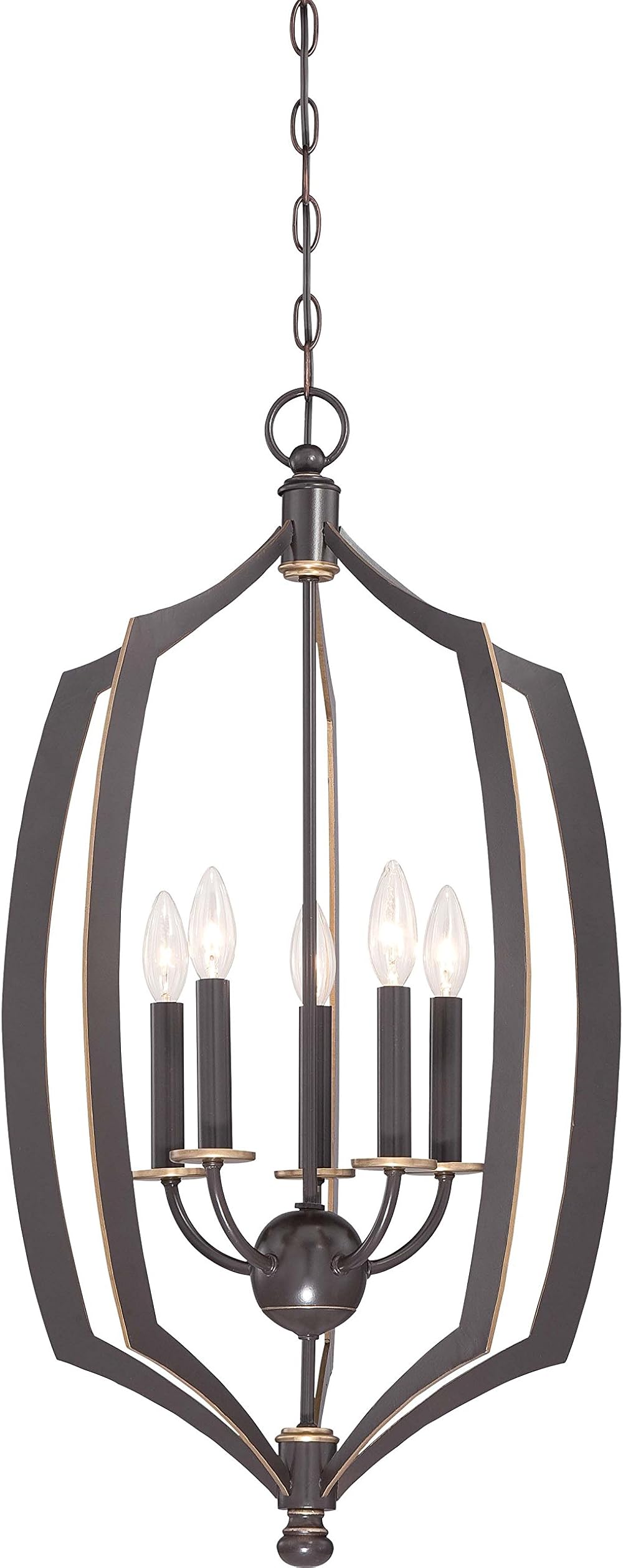 Minka Lavery Pendant Ceiling Lighting 4373-579, Middletown Large, 5 Light, Downton Bronze