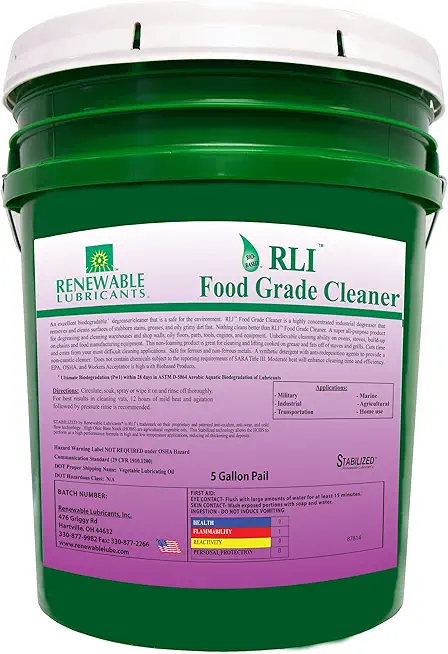 87814 Food Grade Cleaner, 5 Gallon Pail