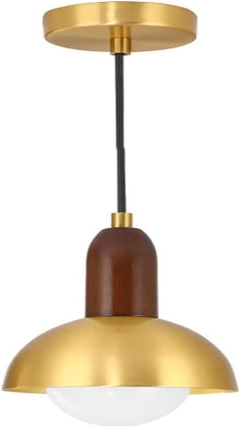 Chandelier Wooden Round Pendant Light Ceiling Light Fixture for Kitchen Island Dining Room Bedroom Hallway Bar Living Room Hanging Light,Adjustable wall light fixture