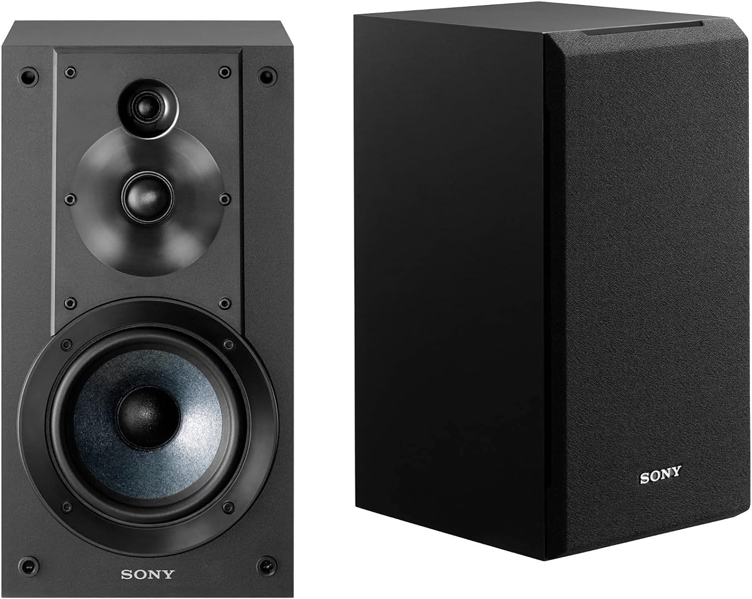 Sony SS-CS5 Stereo Bookshelf Speakers, Black (Pair)