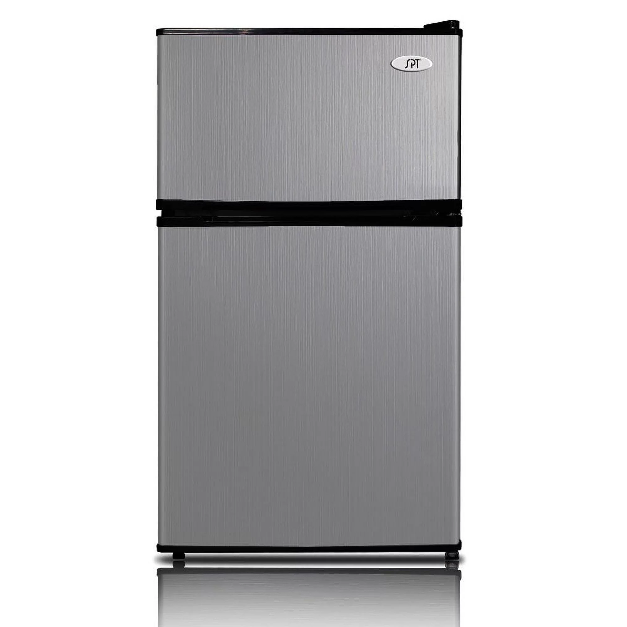 3.1 cu.ft. Double Door Refrigerator with Energy Star - Stainless Steel