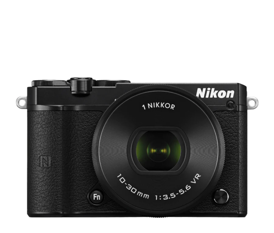 Nikon 1 J5 Digital Camera with 10-30mm Lens Black
