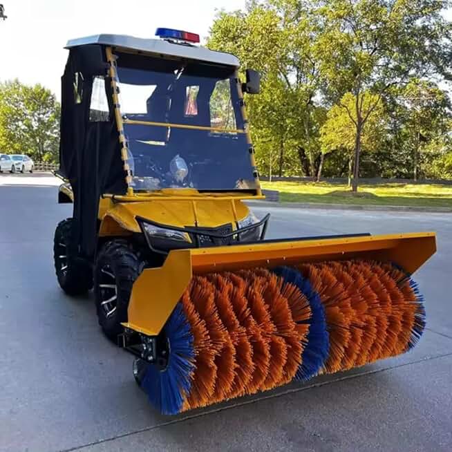 Multifunction Snow Sweeper Machine Widely Using Ride-on Snowplow Snow Removal Machine with Brush Roller，Snow Sweeper Truck