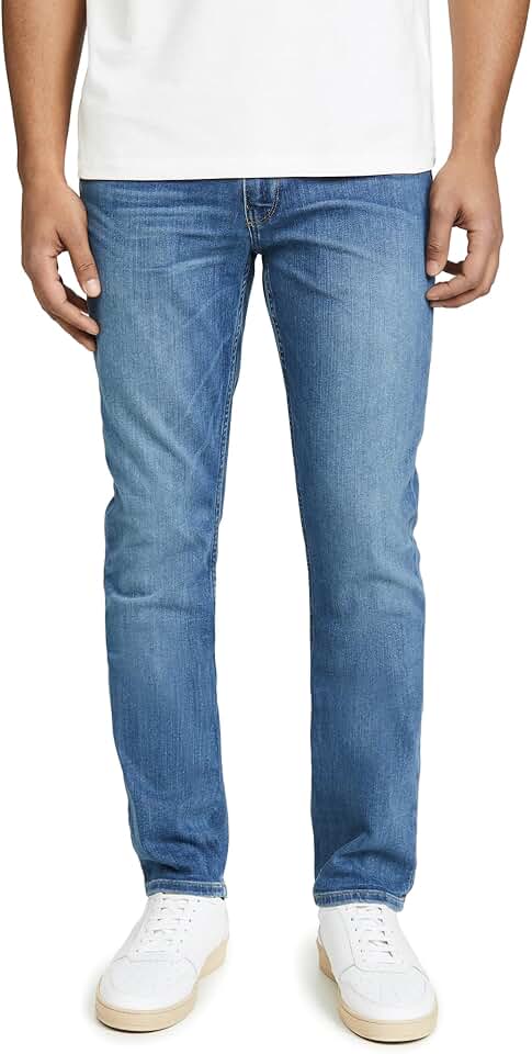 PAIGE Men's Federal Transcend Slim Straight Jeans