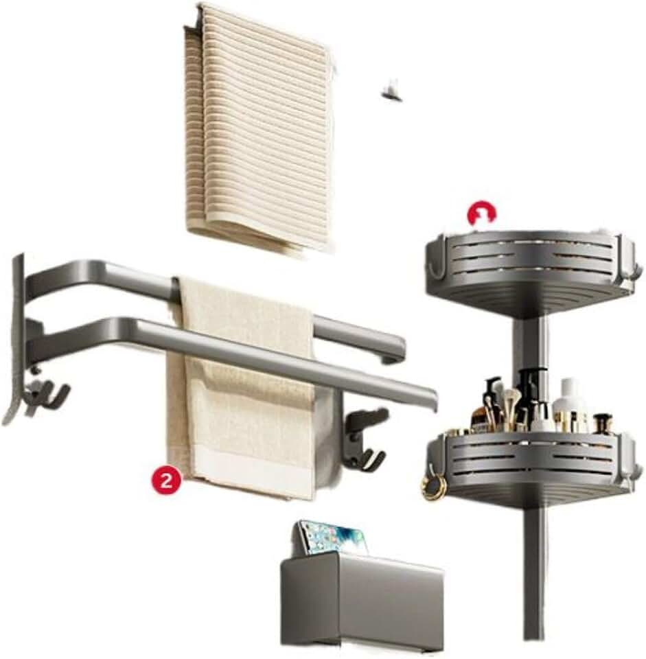 kitchen essentials kitchen decor kitchen utensils set dish towel holder kitchen scissors kitchen decorations 轻奢卫生间毛巾架浴室挂件折叠置物架卫浴套装免打孔太空铝浴巾架