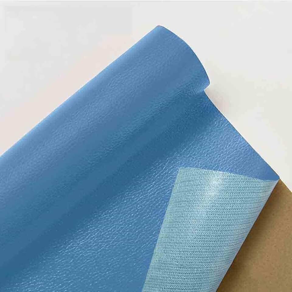 Leather Repair Tape Leather Repair Patch Self-Adhesive Leather Repair Kit for Car Seat Sofas Handbags Furniture (Blue,238x52 inch)
