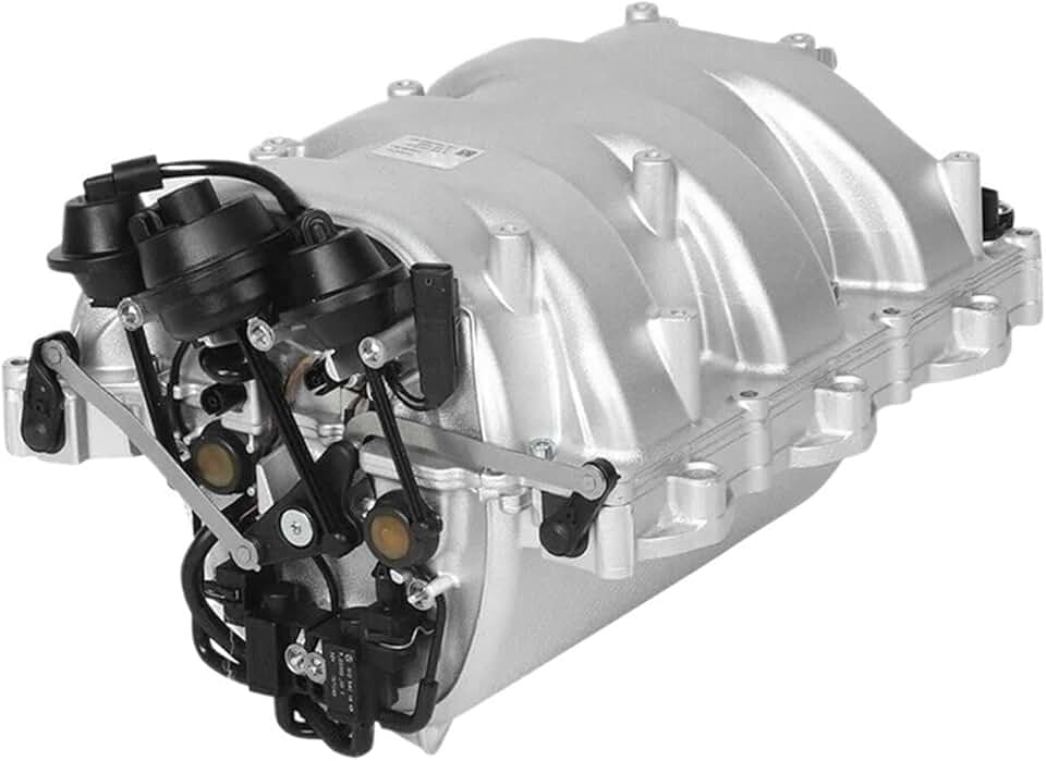 Intake Engine Manifold Assembly M272 A2721402401 Compatible with Mercedes-Benz ML350 C230 C280 CLK GLK E350 R350 SLK M272 M273 V6 V8 Engine(V6)