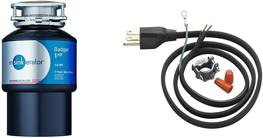 InSinkErator Garbage Disposal and Power Cord Kit Bundle