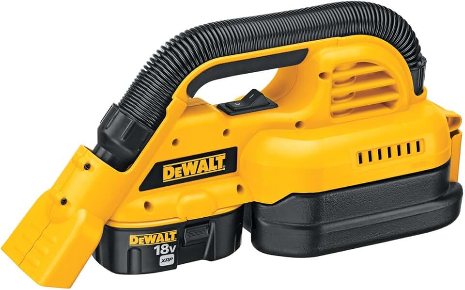 DEWALT DC515K 1/2-Gallon 18-Volt NiCd Cordless Wet/Dry Vac