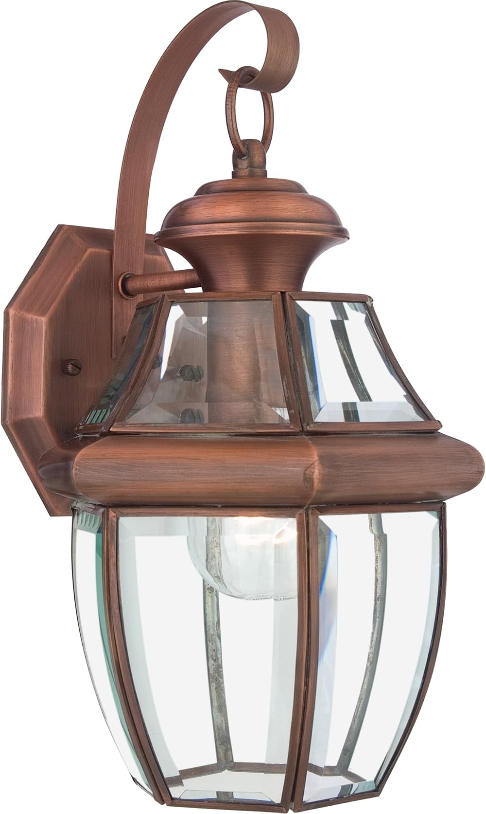 Quoizel NY8316AC Newbury Outdoor Wall Lantern Wall Mount Lighting, 1-Light 150 Watt, 14