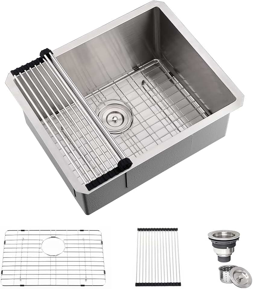 Stainless Steel Undermount Utility Sink-Hovheir 24