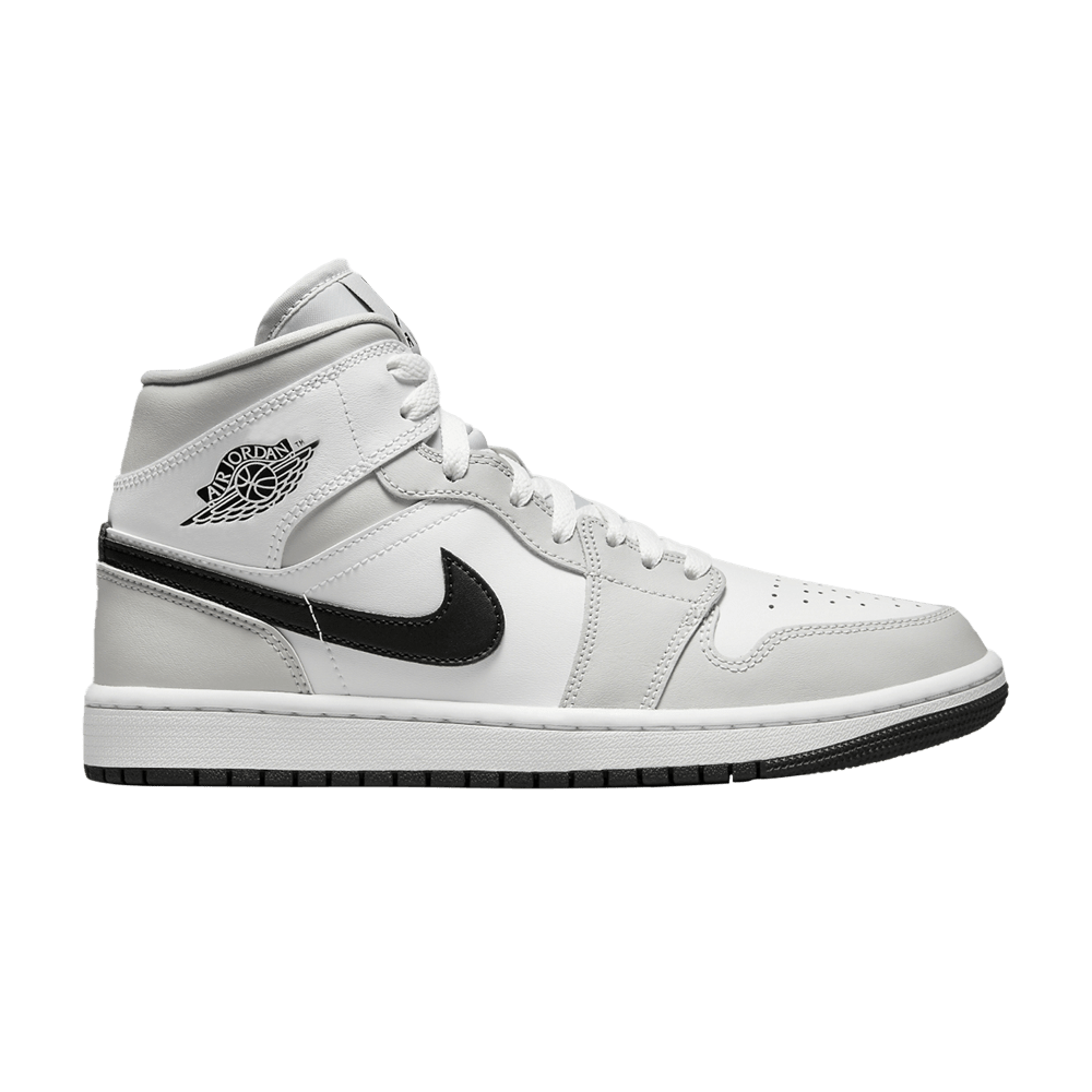 Wmns Air Jordan 1 Mid 'Grey Fog' BQ6472-015