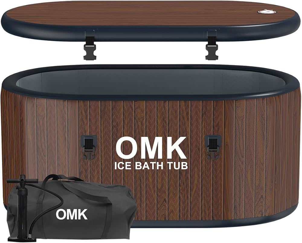 【Upgraded】 Cold Plunge Tub,Inflatable Ice Bath Tub for Athletes,Cold Bath Tub for Cold Water Therapy Recovery,Large 212 Gallon Ice Baths at Home or Outdoor-59 L x 32