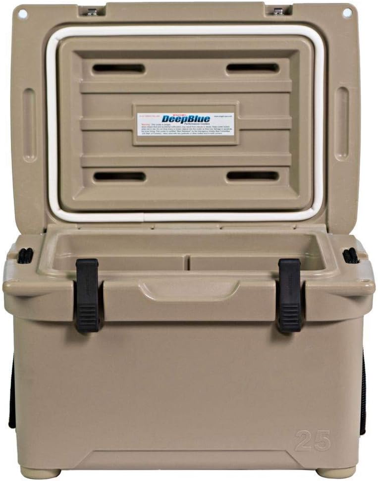 ENGEL 25 High Performance 5.28 Gallon 24 Can High Performance Durable Rotationally Molded Ice Cooler for Camping, Hunting, and Fishing