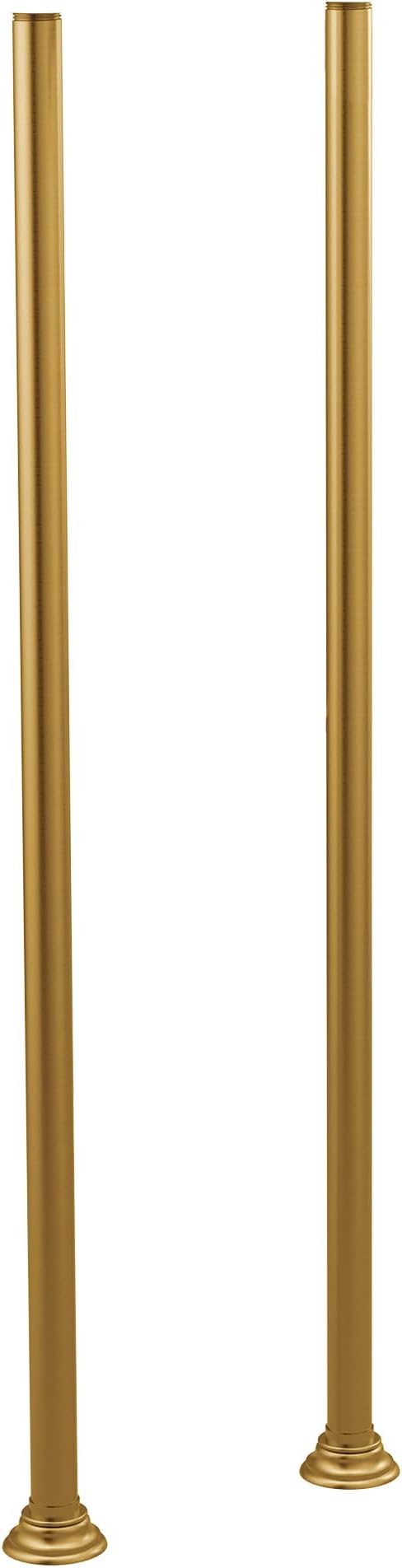 Moen TS25105BG Weymouth Two-Handle Freestanding Tub Filler Risers Only, Brushed Gold