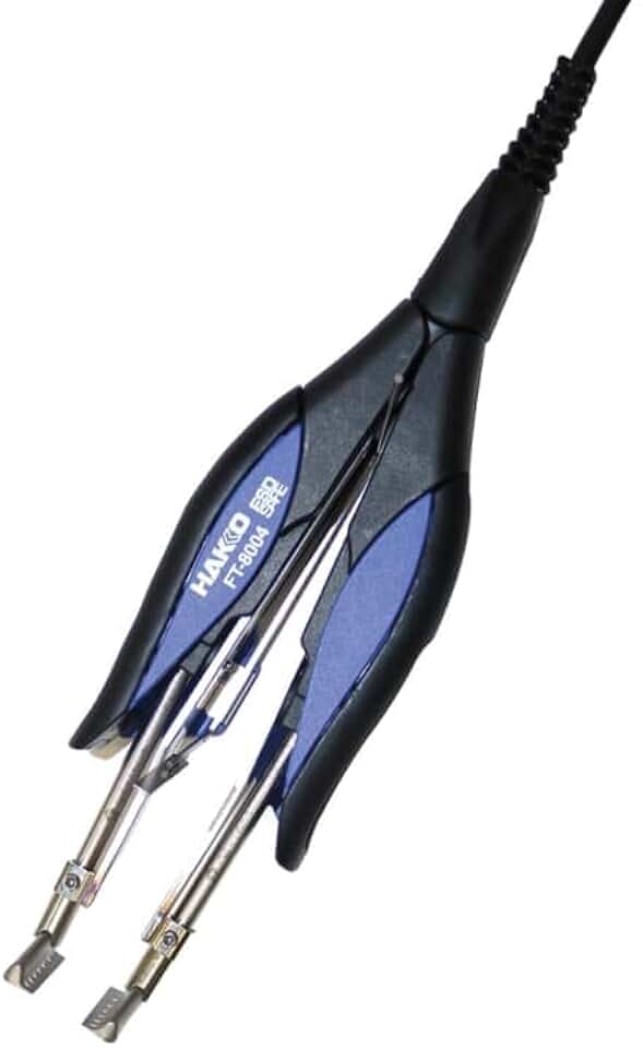 Hakko FT8004-81 Tweezer Handpiece only for FT-802 Thermal Wire Stripper Station, (Blades are NOT Included)