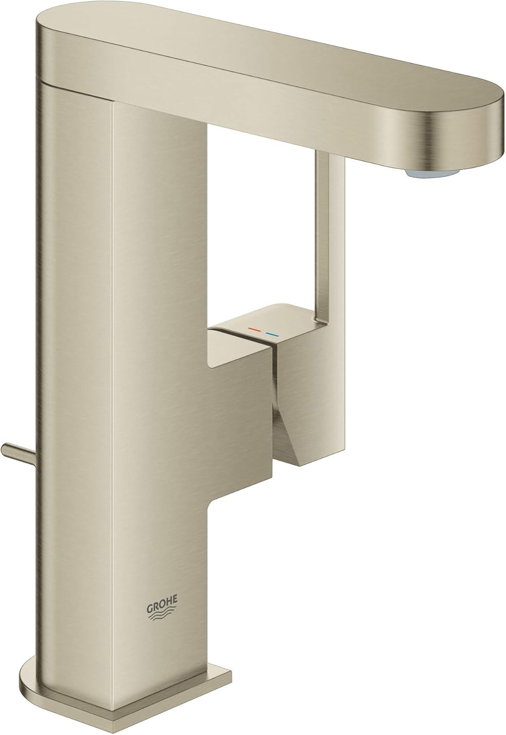 GROHE 23956EN3 Plus Single-Handle Bathroom Faucet M-Size, Brushed Nickel InfinityFinish