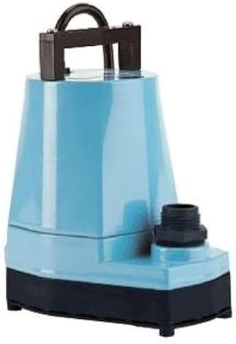 Little Giant 505000, 5-MSP 1/6 hp 1200 gph Blue Manual Utility Pump with 10 ft. Cord, 115V ââ‚¬â€œ 60Hz, Pack of 2 pcs