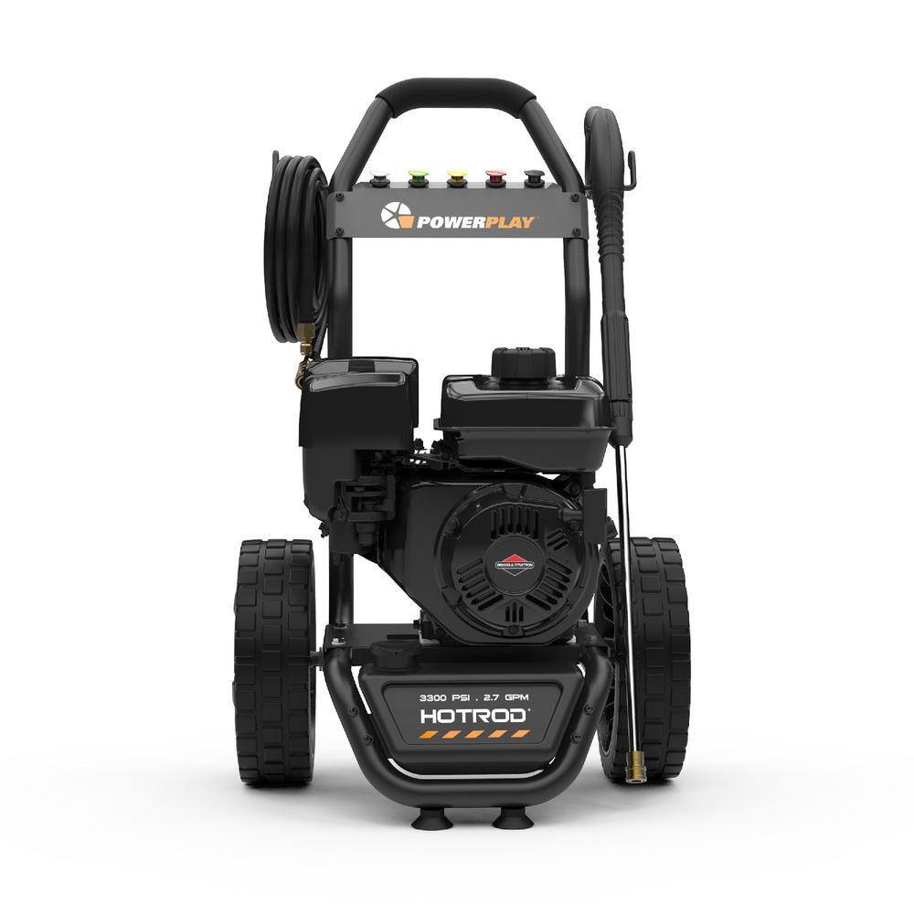 Powerplay HR233HB27ARNLQC Hotrod 3300 PSI, 2.7 GPM Gas Powered Cold Water Pressure Washer