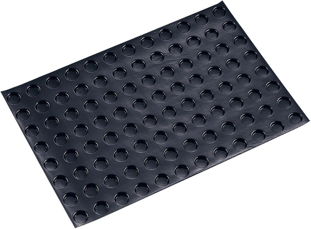 Dumar Flexi Pan WHL7201 96 Count 1097 Medal Shaped Fiberglass/Silicone, France