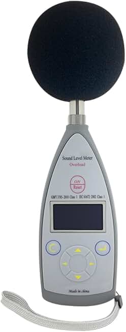 Integrating Sound Level Meter Tester Sound Decibel Meter Class 1 with Frequency Range 10Hz~20kHz Meas. Range 25dB(A)~140dB(A) Integrating Function Statistical Analysis Function