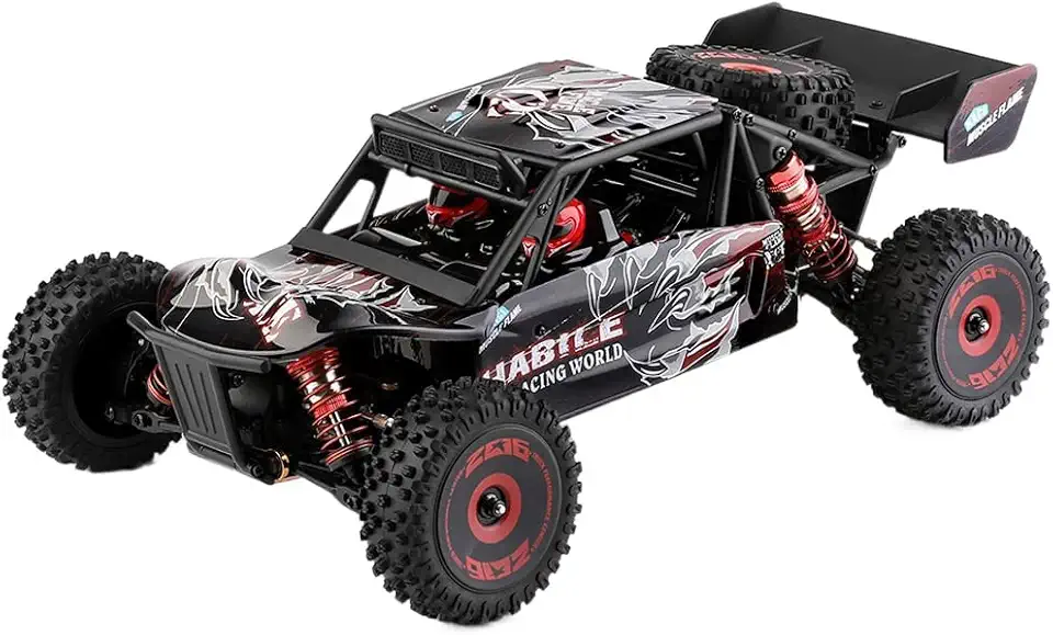 Remote Control Car,75 KMH 1:12 Scale Brushless Fast RC Cars,4WD Off Road Buggy Racing Car with Oil-Filled Shocks Xmas Gift for Kids Adults Boy Teens RTR