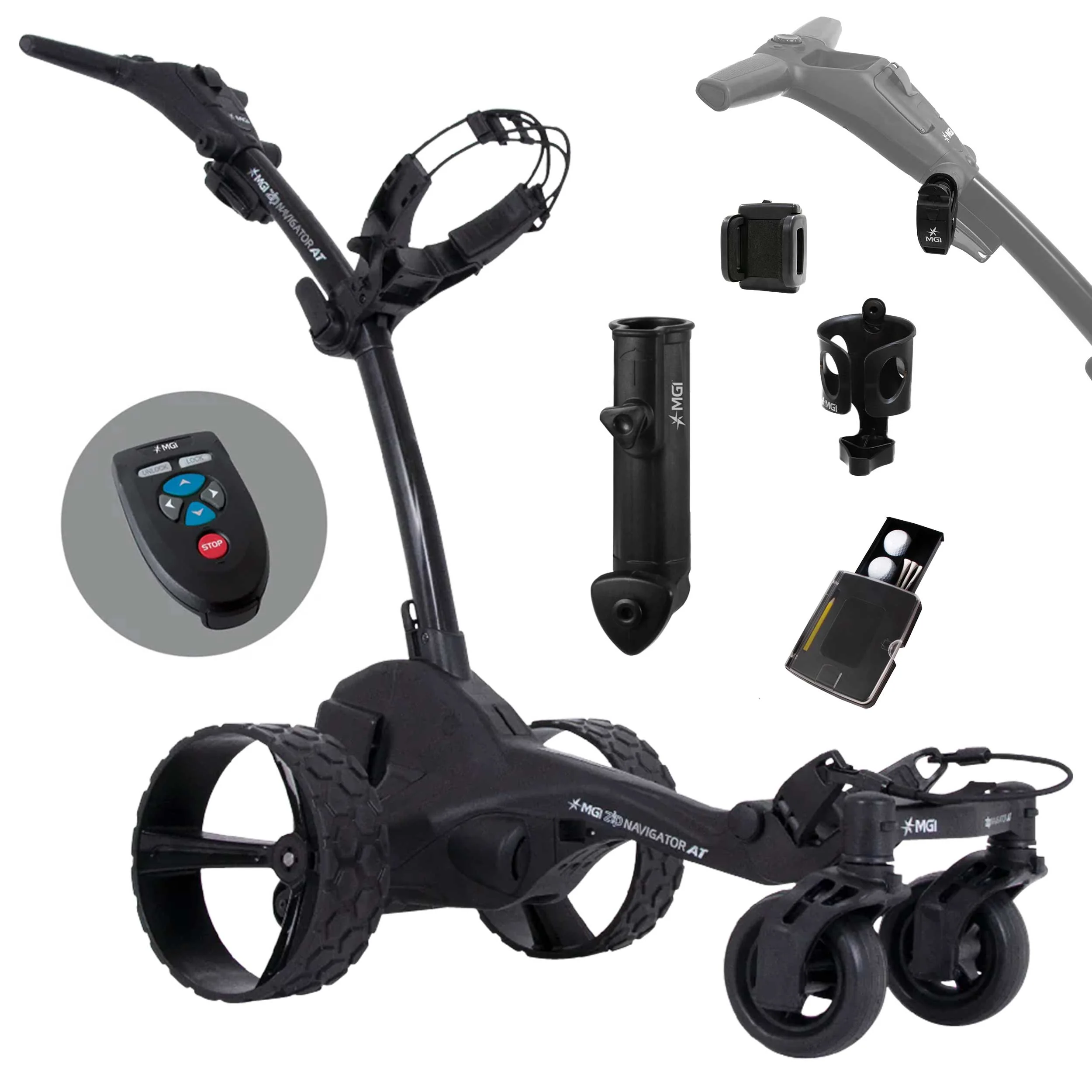 MGI Zip Navigator AT (2024 Version) Electric Golf Caddy