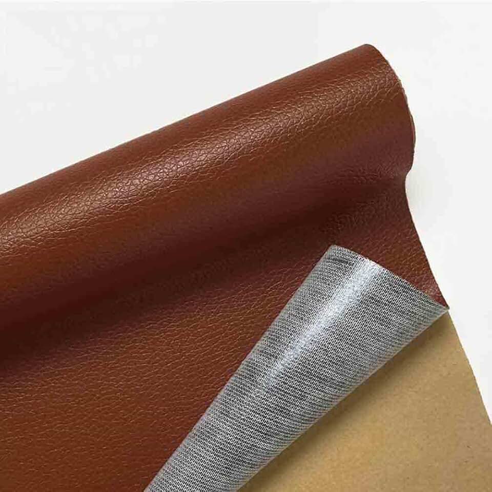 Leather Repair Tape Leather Repair Patch Self-Adhesive Leather Repair Kit for Car Seat Sofas Handbags Furniture (Red Brown,238x52 inch)