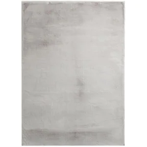 Home Decorators Collection Piper Grey 5 ft. x 7 ft. Solid Polyester Area Rug