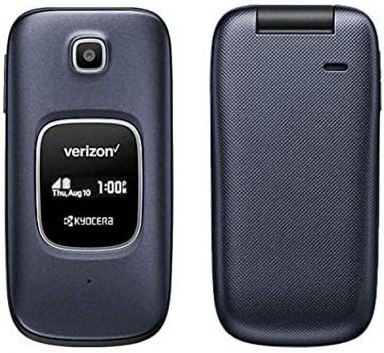 Restored Kyocera Cadence LTE S2720 Flip phone 4G- Blue (Verizon Wireless Prepaid) (Refurbished)