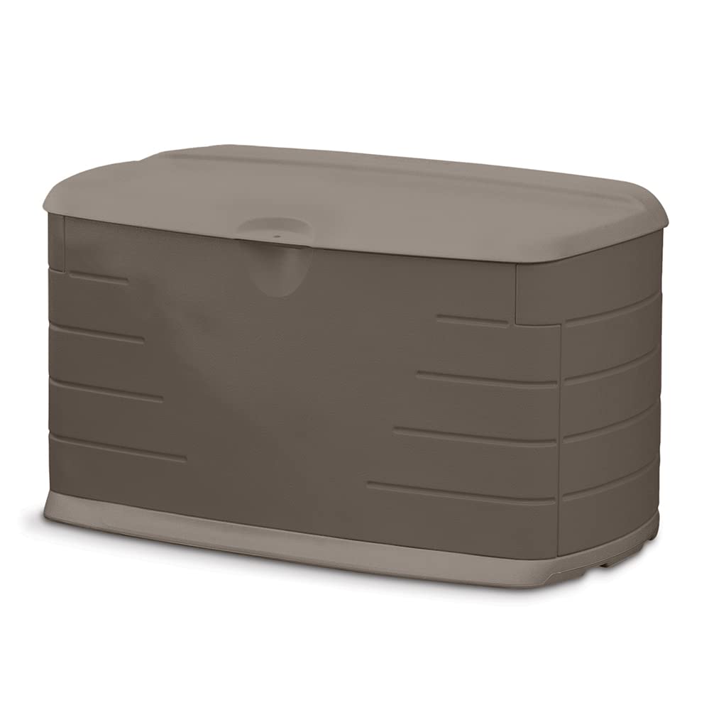 Rubbermaid Medium Resin Weather Resistant Outdoor Storage Deck Box, 72.6 Gal.