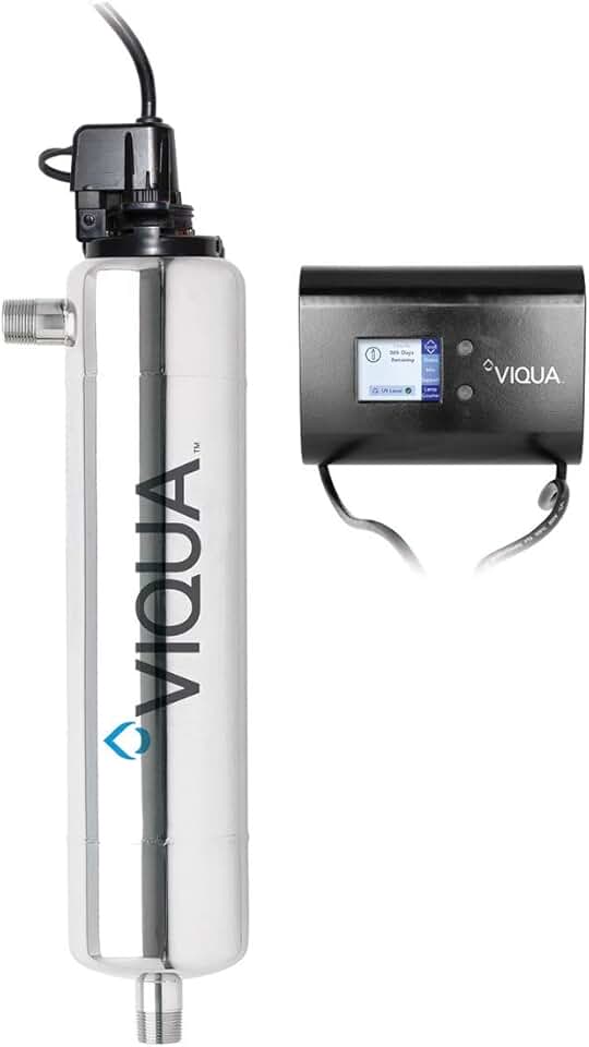 VIQUA D4 Premium w/LCD Screen Home Stainless Steel Ultraviolet Water System - 12 GPM 120V 50W
