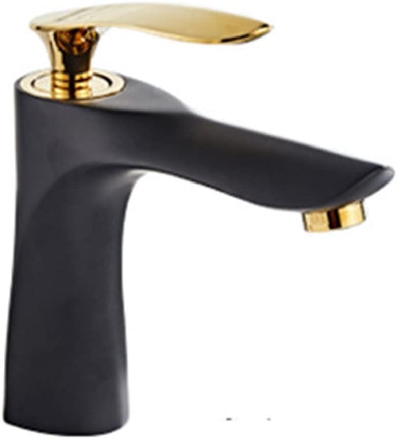 Bathroom Basin Faucet Mixer Different Heights for Different Types of Basin Hot and Cold Brass Bathroom Sink Mixer (Color : D, Size : As Shown)