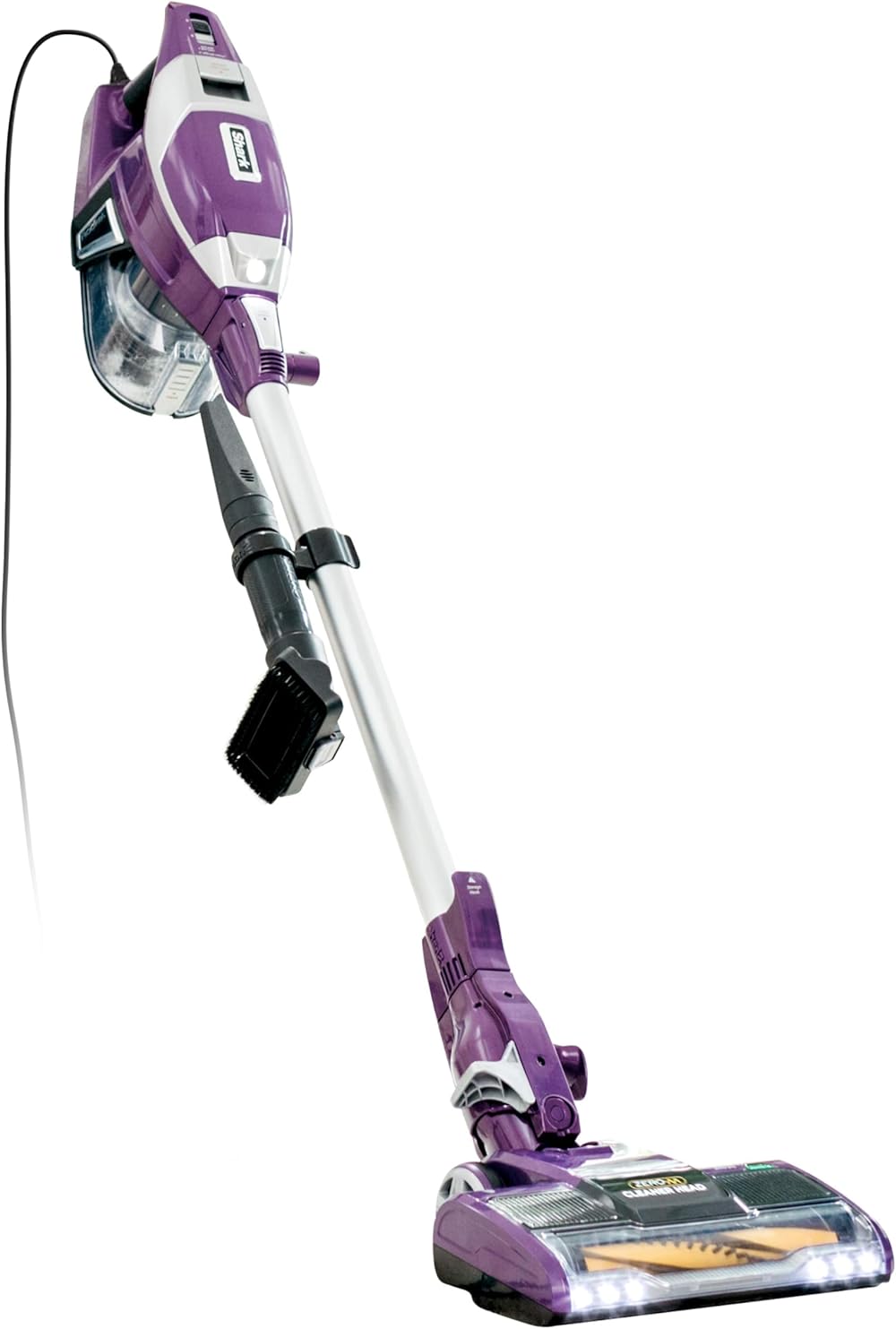 Shark ZS351 Rocket Corded Ultra-Light Vacuum with Zero-M Anti-Hair Wrap Technology, XL Dust Cup, Hand Vacuum Mode, & Swivel Steering, Plum Purple