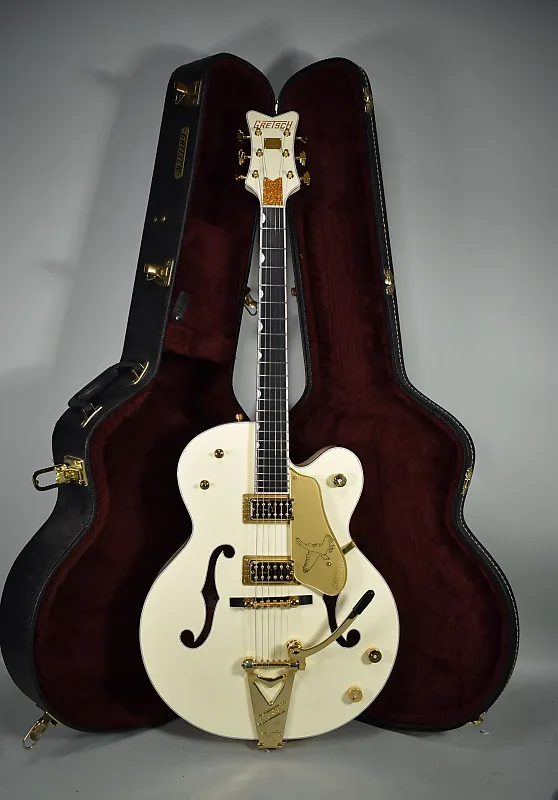 2020 Gretsch G6136T-59 White Falcon White Finish Electric Guitar w/OHSC