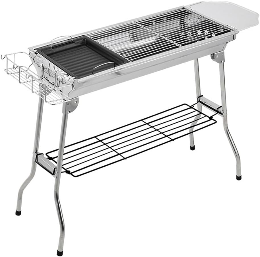 Stainless Steel Folding Oven, Outdoor Carbon Oven, Household Stainless Steel Barbecue Rack