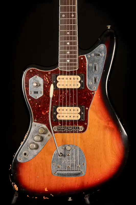 Fender Kurt Cobain Road Worn Jaguar Left-Handed 2012 - 2015 - 3-Color Sunburst