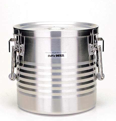 JIK-W12 18-8 Stainless Steel Vacuum Insulated Container [Shuttle Drum] Hand Included