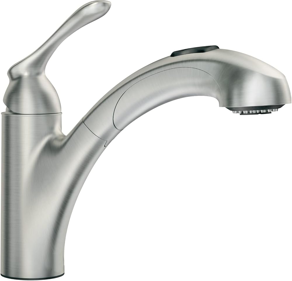 87303SRS Weylon One-Handle Pullout Kitchen Faucet, Spot Resist wash Basin Faucet Hot and Cold Bathroom Hand Washing Faucet on Table Basin wash Basin Faucet