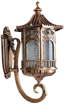 Wall Lamp Outdoor Gate Waterproof Decorative Wall Sconce Garden Light Villa Exterior Creative Craft Wall Light Vintage Retro Lighting Wall Porch Sconces