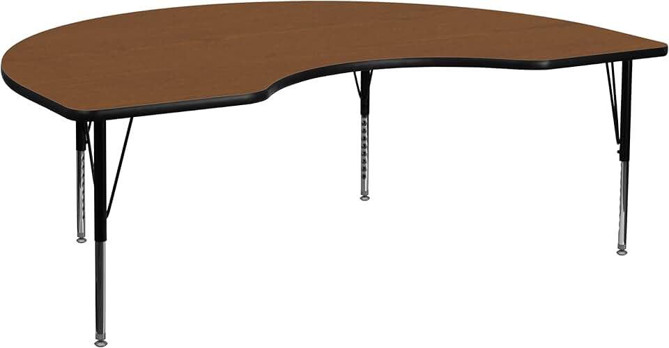 Flash Furniture 48x96 KDNY Oak Activity Table, 96