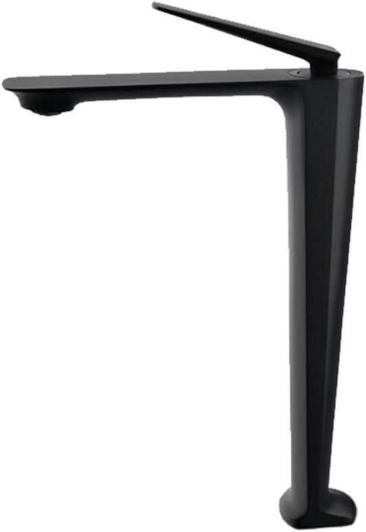 Mixer Tap Creative Matte Matte Black Faucet Hot And Cold Bathroom Basin Copper Bathroom Basin Faucet Household Bathroom Faucet Bathroom Accessories Copper Faucet Single Hole (Size : B)