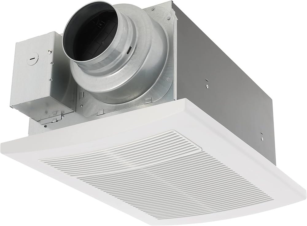Panasonic FV-0511VH1 WhisperWarm DC Bathroom Fan with Heater - Simplified Ventilation and Heat - 50-80-110 CFM