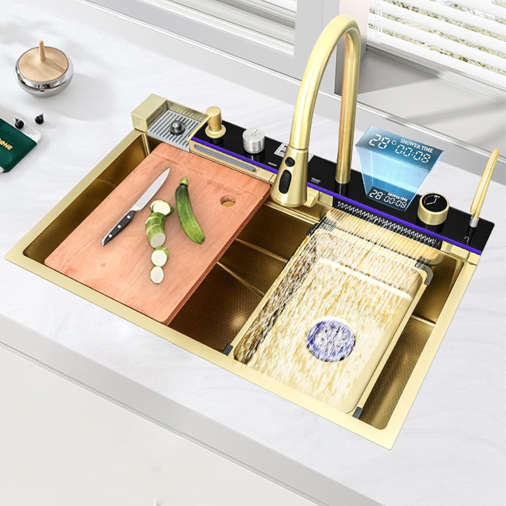 Waterfall Kitchen Sink, 29.5