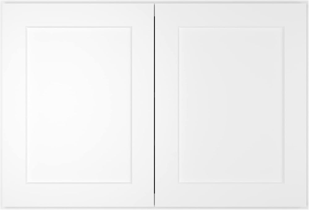 LOVMOR Wall-Mounted Storage Cabinet, Refrigerator Wall Kitchen Cabinet, Storage Cabinet for Kitchen, Bathroom, 24