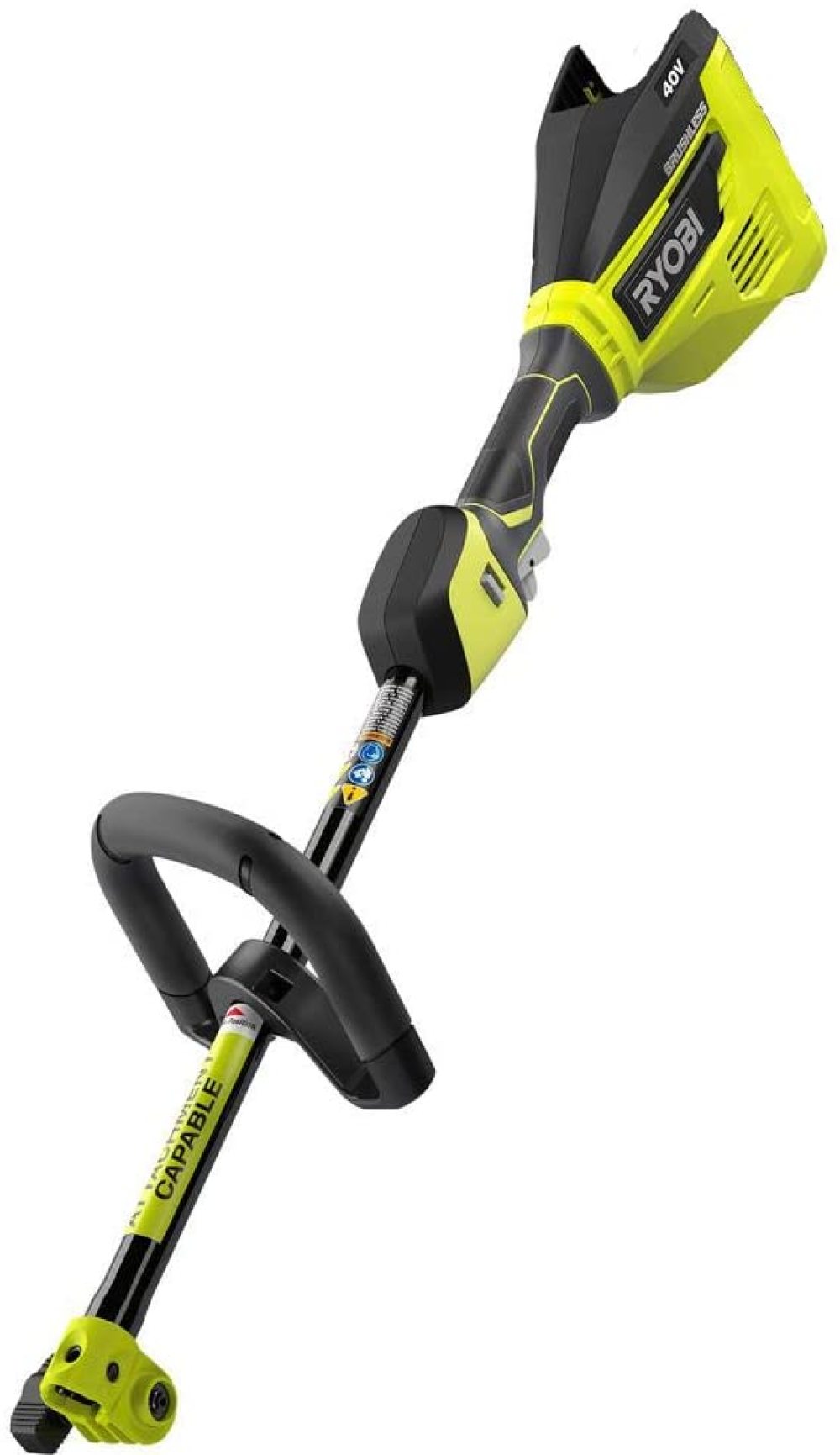 Techtronics Ryobi RY40007VNM Brushless Expand-It 40-Volt Lithium-Ion Cordless Attachment Capable Trimmer Power Head- 2020 Model (Battery and Charger NOT Included)