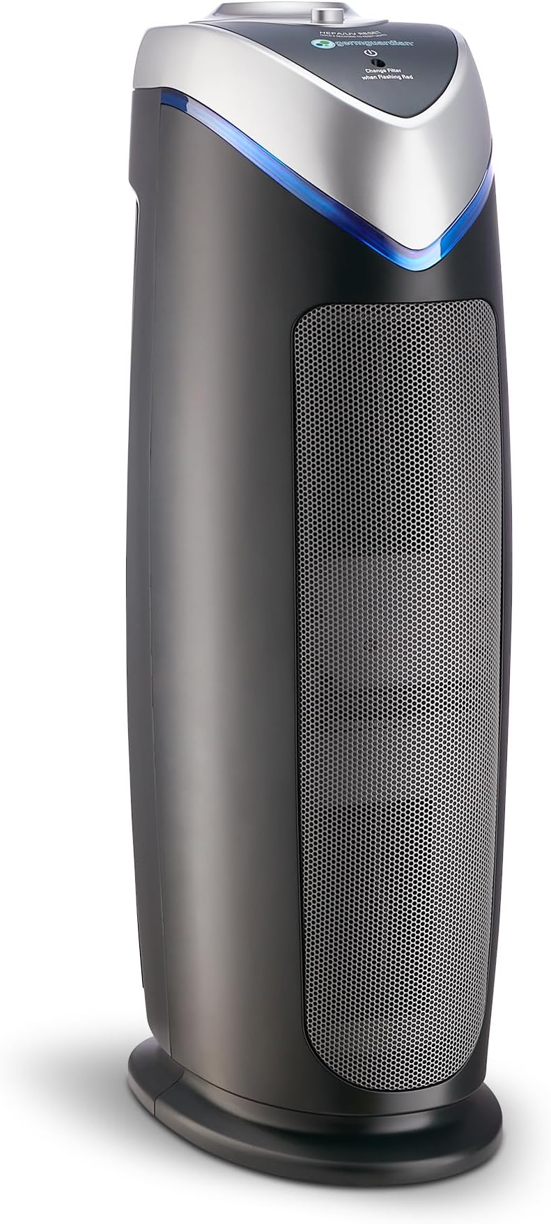 GermGuardian Air Purifier with HEPA 13 Filter, Removes 99.97% of Pollutants, Covers Large Room up to 743 Sq. Foot Room in 1 Hr, UV-C Light Helps Reduce Germs, Zero Ozone Verified, 22”, Gray, AC4825E